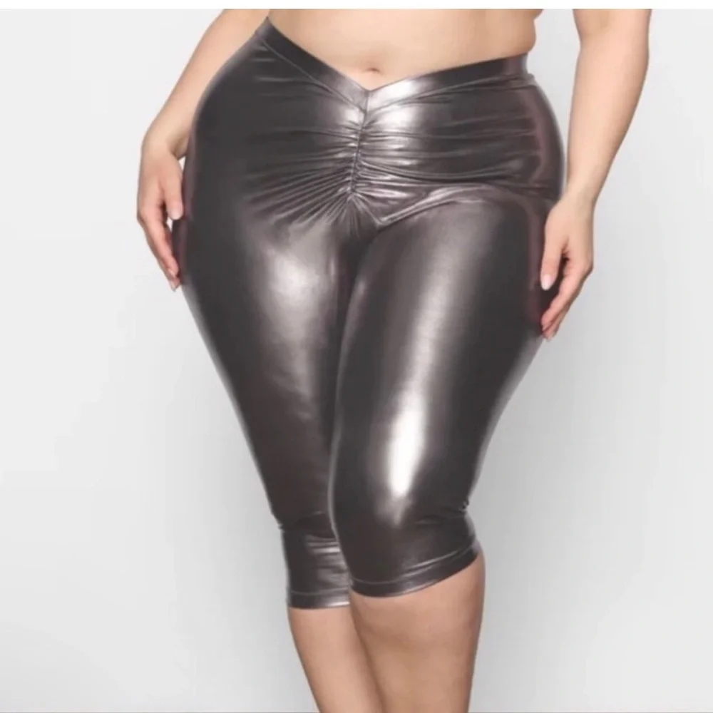 NWT Skims metallic swim pant size XXS - Picture 5 of 15